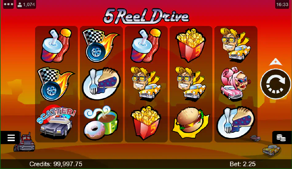 5 reel drive play online