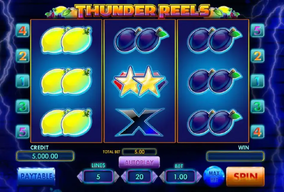 Thunder Reels игровые автоматы онлайн