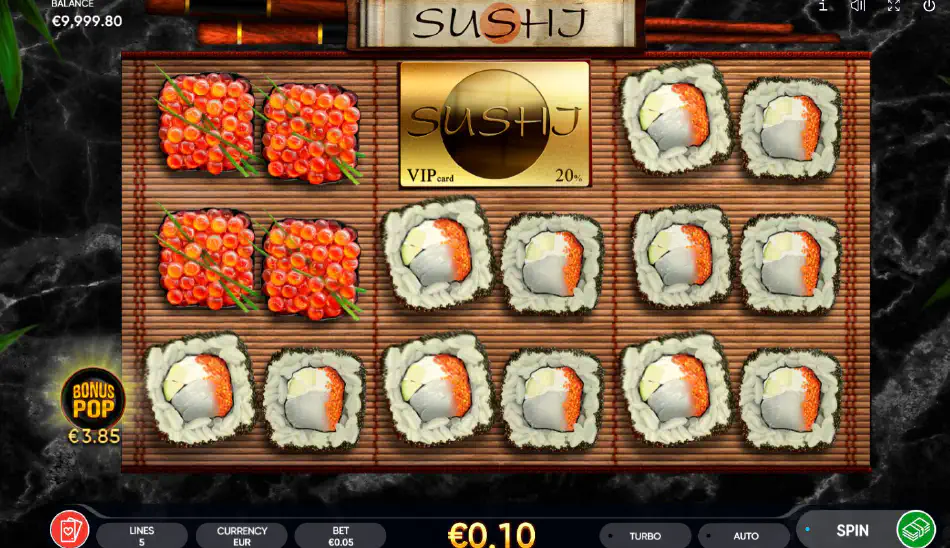 Sushi slot online