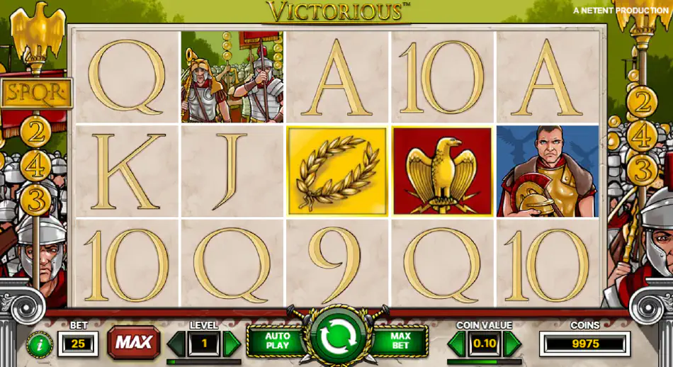 Victorious slot machine